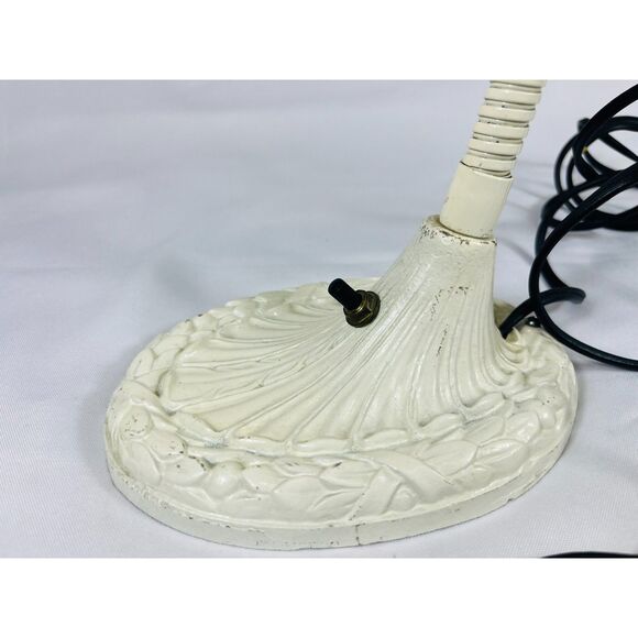 Vintage Art Deco Cast Iron Gooseneck Lamp 1930's Needs Wiring - Picture 4 of 8